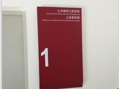 校園標識系統(tǒng)設計分類清單