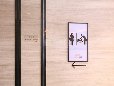 房地產售樓處衛(wèi)生間標識牌使用材料以及尺寸